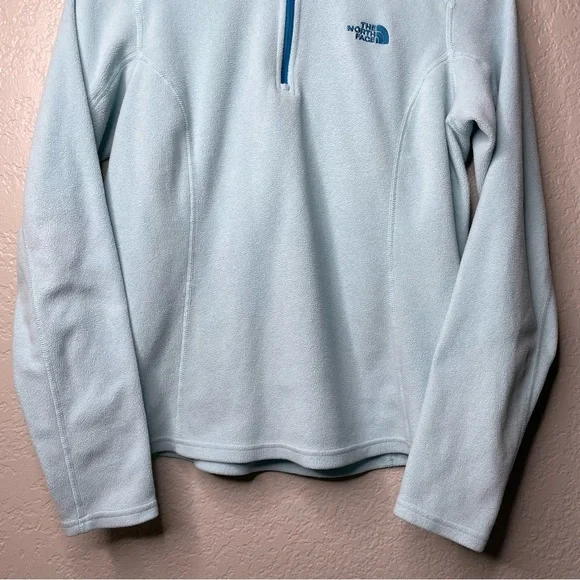 The North Face Quarter Zip Fleece Pullover Sweater Polartec Classic Sweatshirt - Picture 7 of 13
